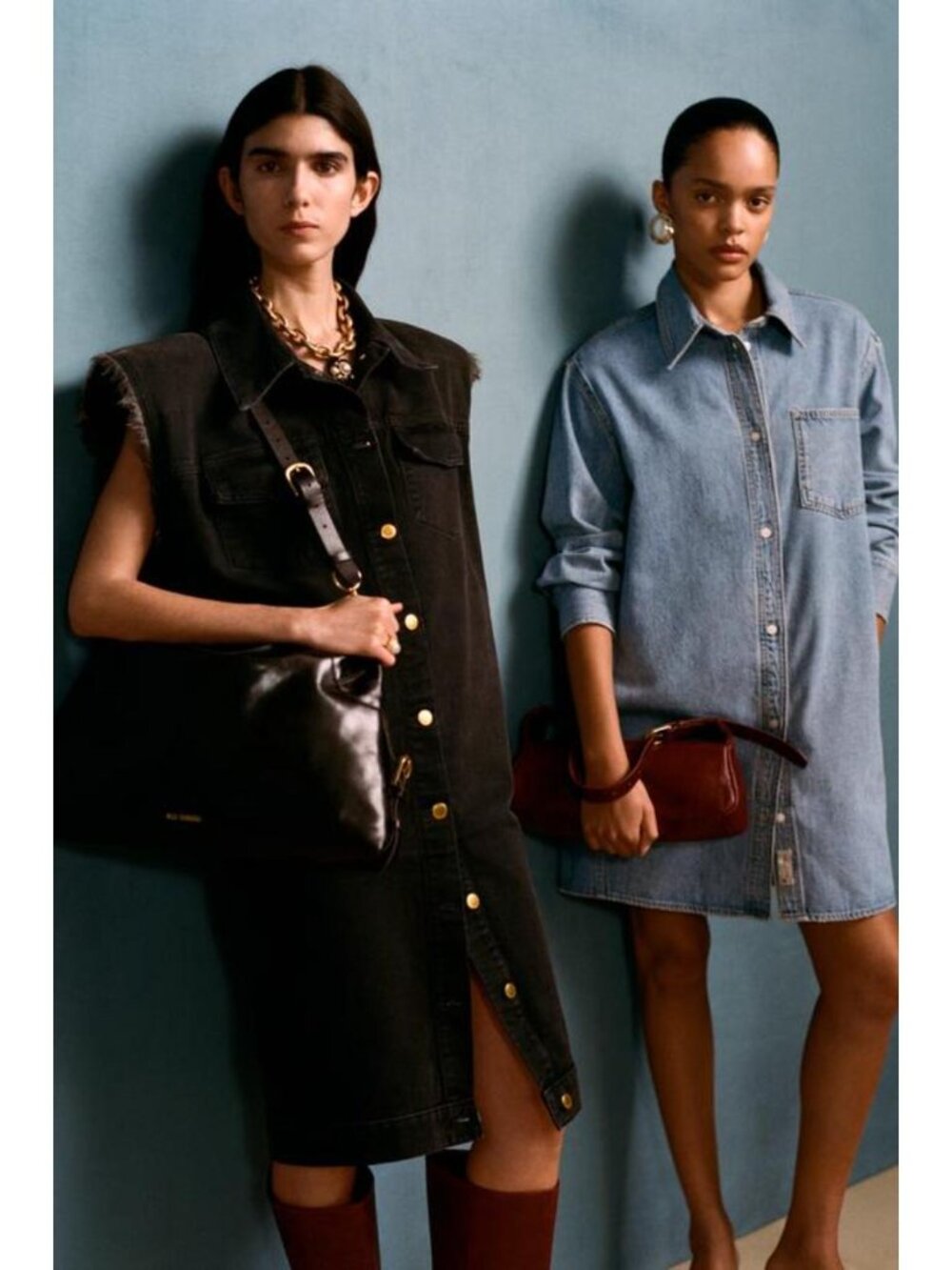 ZARA WILLY CHAVARRIA X ZARA DENIM DRESS